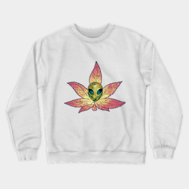 Alien Nabis - Warm Crewneck Sweatshirt by Ale Coelho